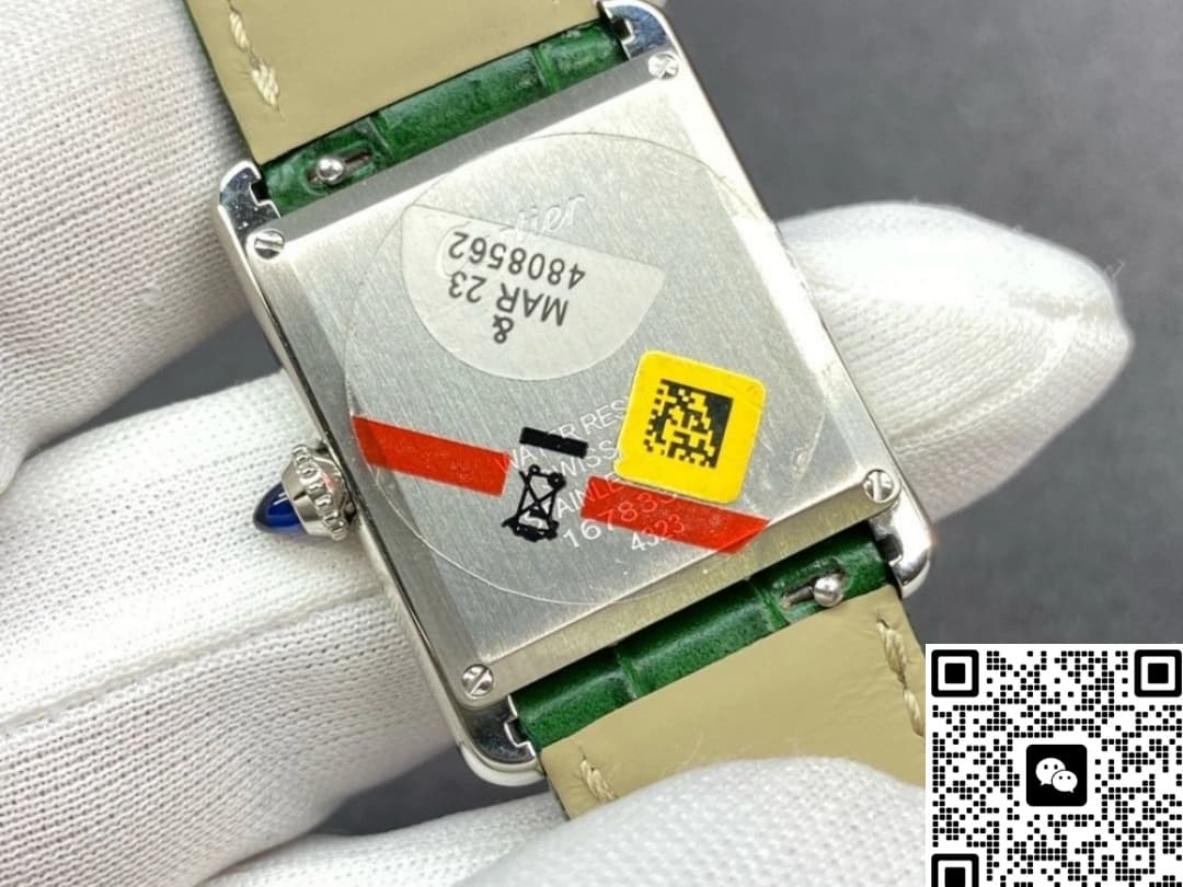 Cartier Tank WSTA0056 F1 Factory Stainless Steel Bezel