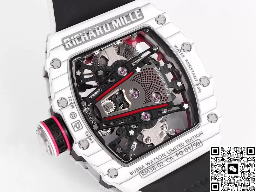 Richard Miller Men’s RM38-02 RM Factory Carbon Fiber Bezel