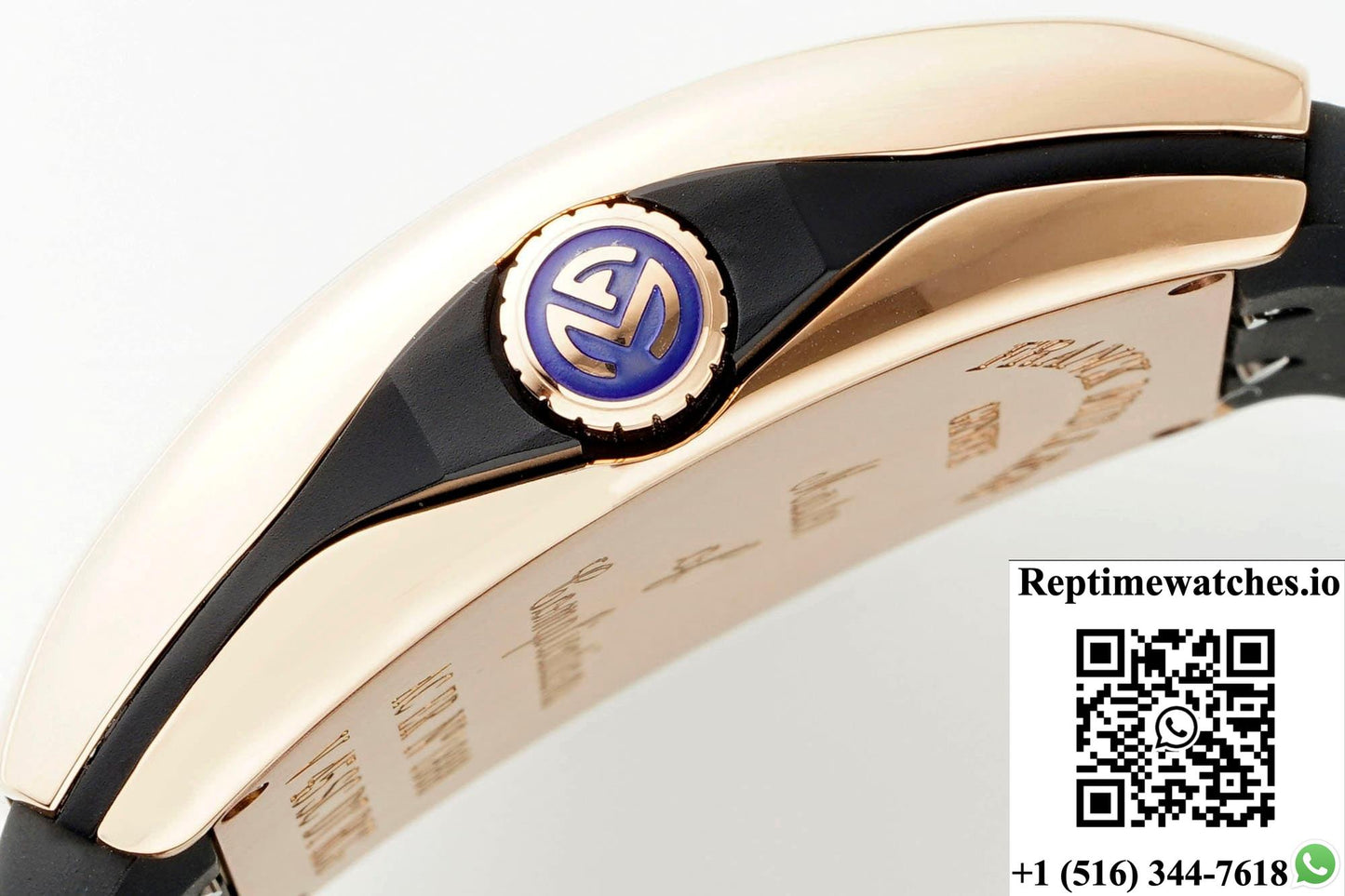 Franck Muller Vanguard ABF factory rose gold crown