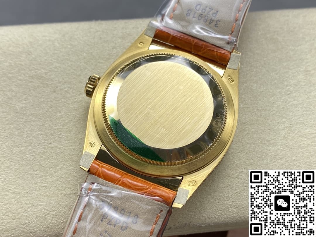 Rolex Oyster Perpetual M128158RBR-0002 8+ Factory Alligator Leather Strap