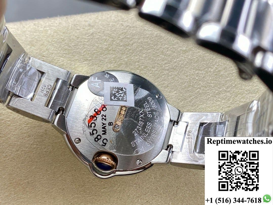 Cartier Blue Balloon WE902079 AF Factory silver-white dial
