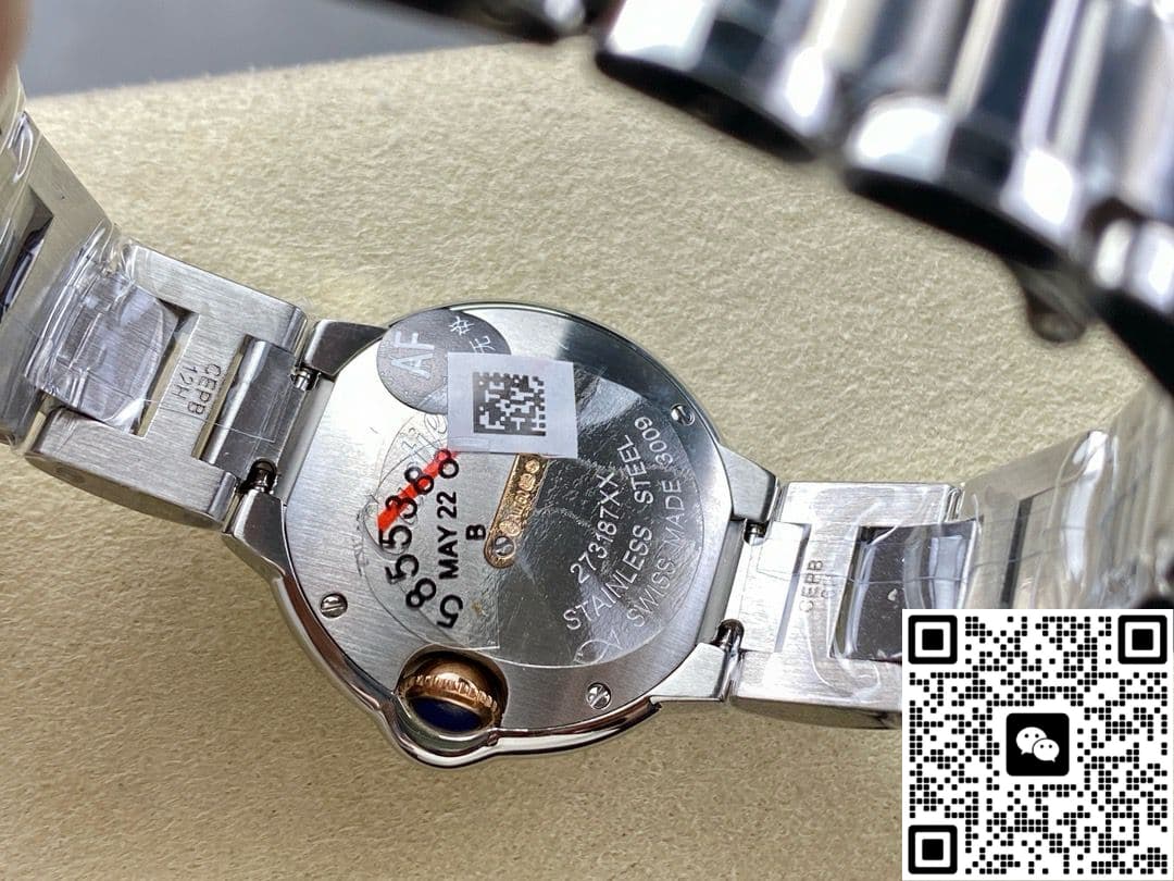 Cartier Blue Balloon WE902079 AF Factory silver-white dial