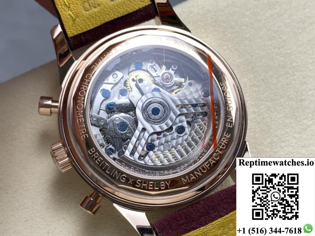 Breitling Premier RB01181A1Q1X1 BLS factory stainless steel bezel