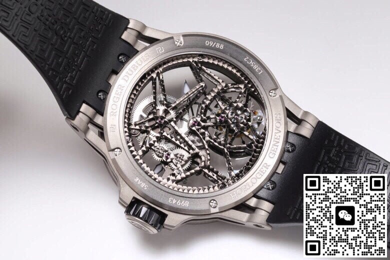 Roger Dubuis Excalibur RDDBEX0479 NEW Factory Tourbillon Titanium Bezel