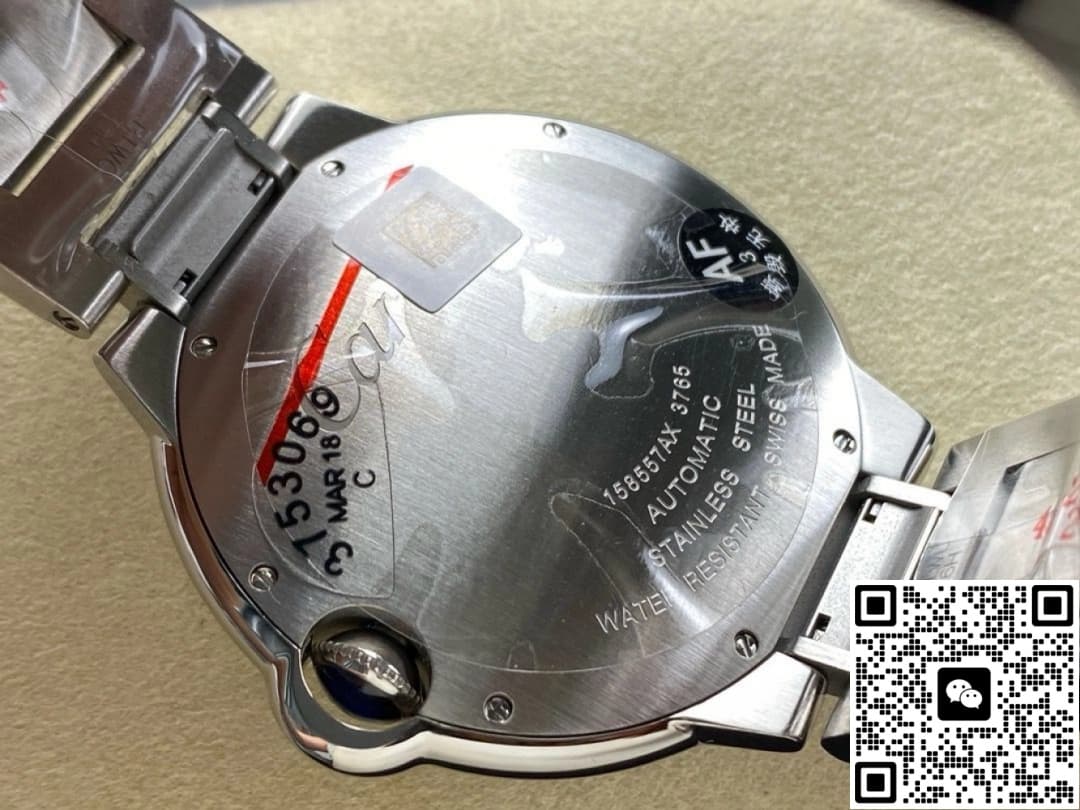 Cartier Blue Balloon WSBB0071 AF Factory Stainless Steel Strap