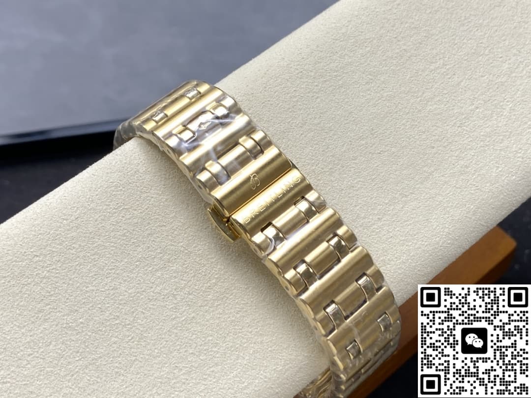 Breitling Chronomat K103801A1A1K1 BLS factory gold color crown