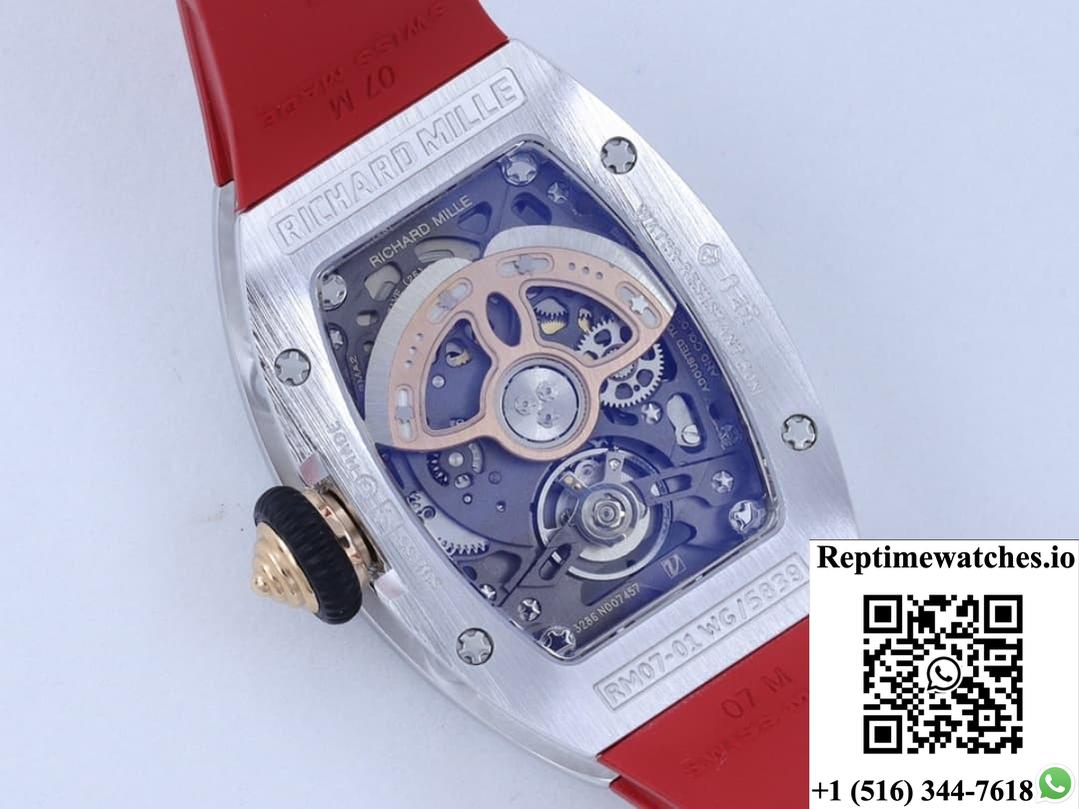 Richard Miller Ladies RM07-01 ZF Factory Rose Gold color Crown