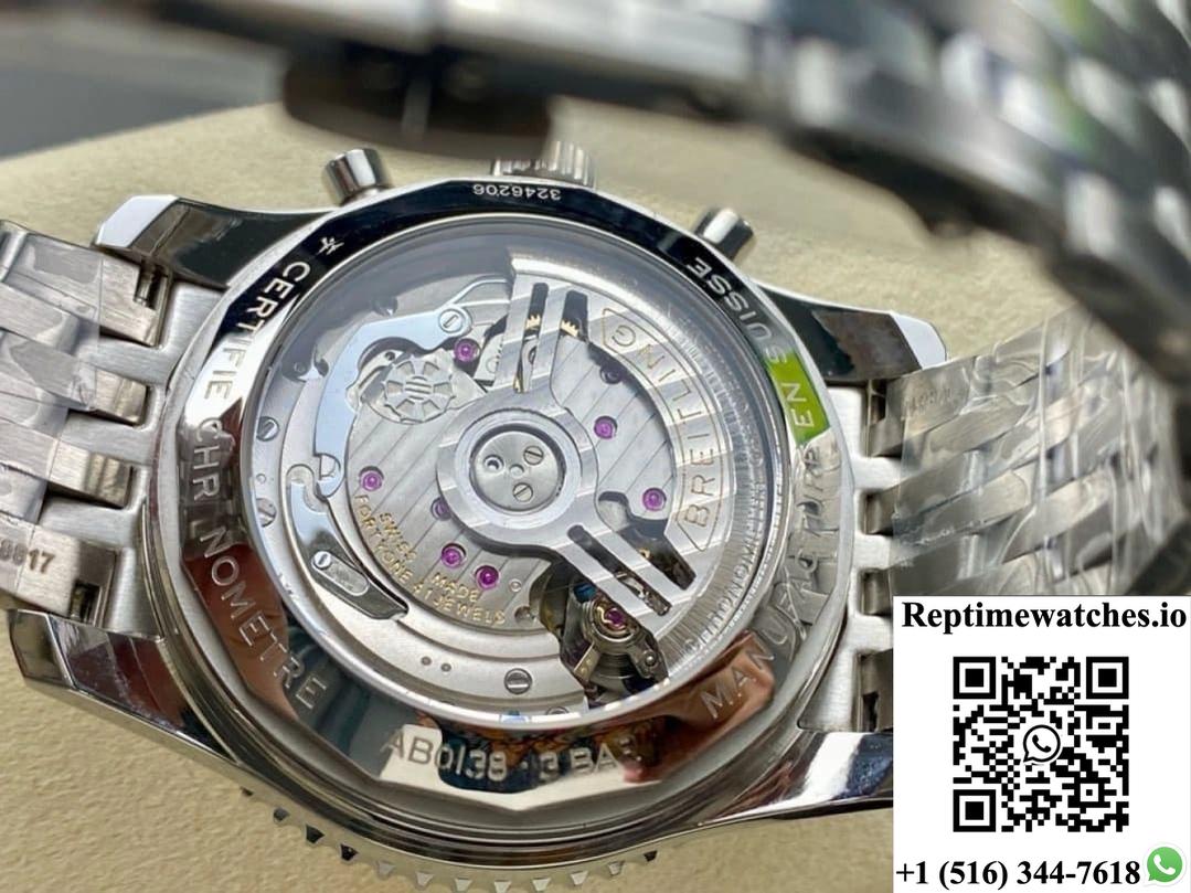 Breitling Navitimer 1 AB01383B1G1A1 BLS factory transparent case back