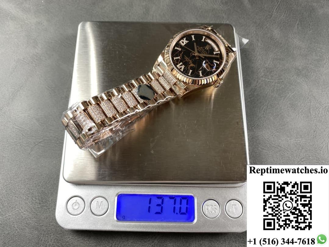 Rolex Day-Date M128235-0042 8+ Factory Date Display
