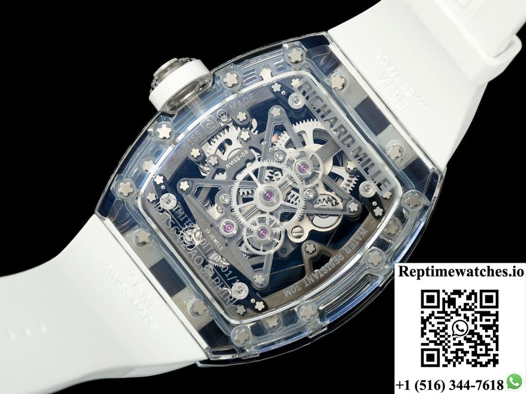 Richard Miller RM56-02 RM Factory Tourbillon White Strap
