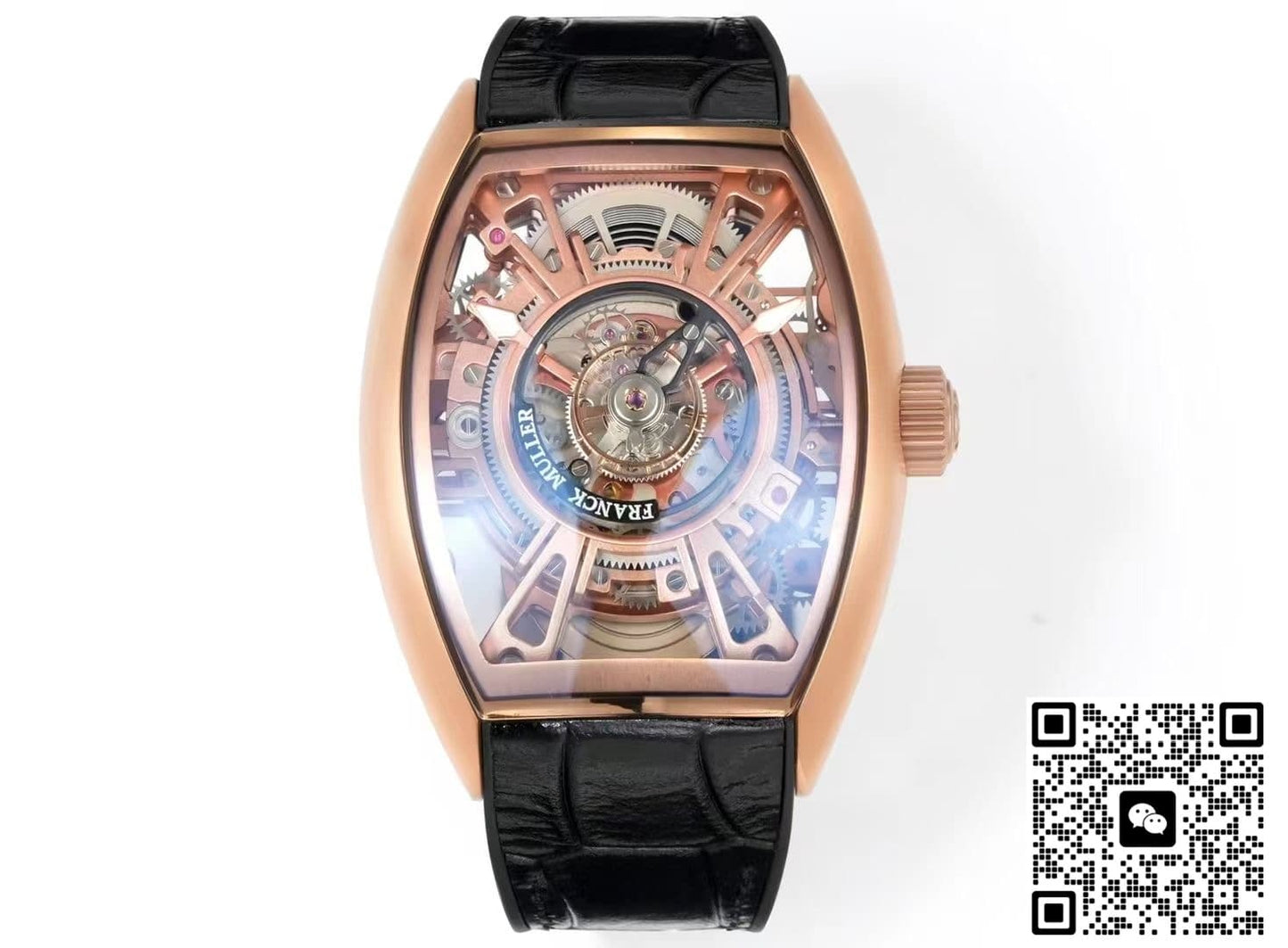Franck Muller V45 NEW Factory Tourbillon Black Strap