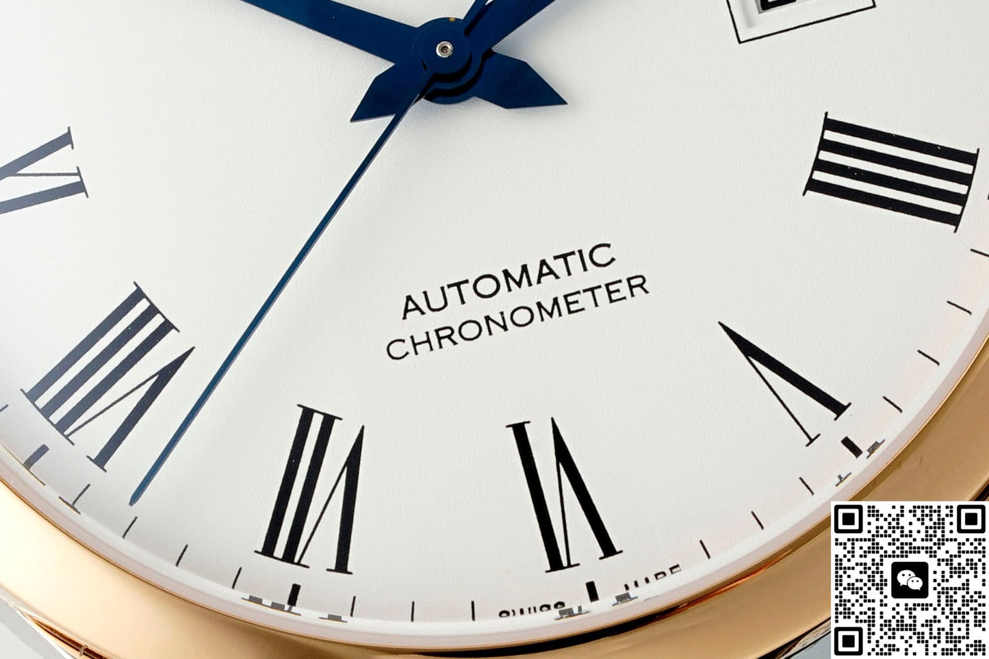 Longines Record Collection L2.821.5.11.2 AF Factory Rose Gold Crown
