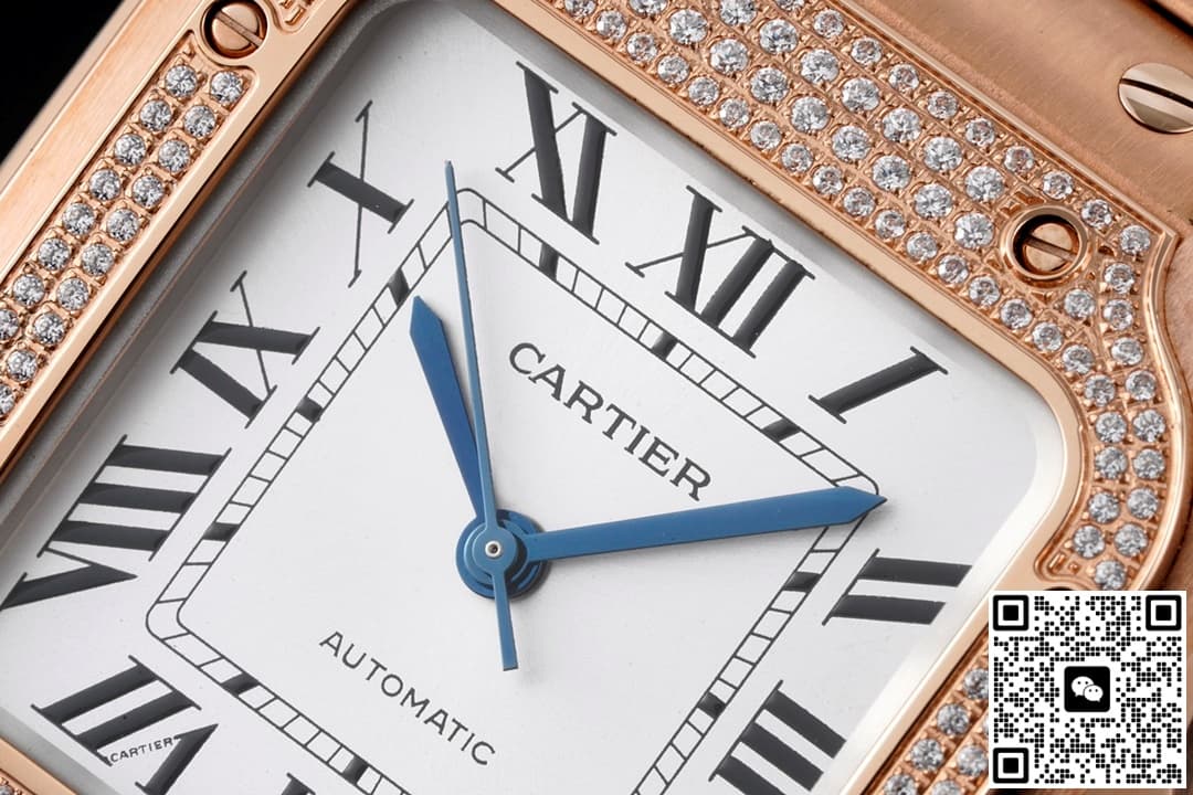 Cartier Santos WJSA0009 BV factory square dial