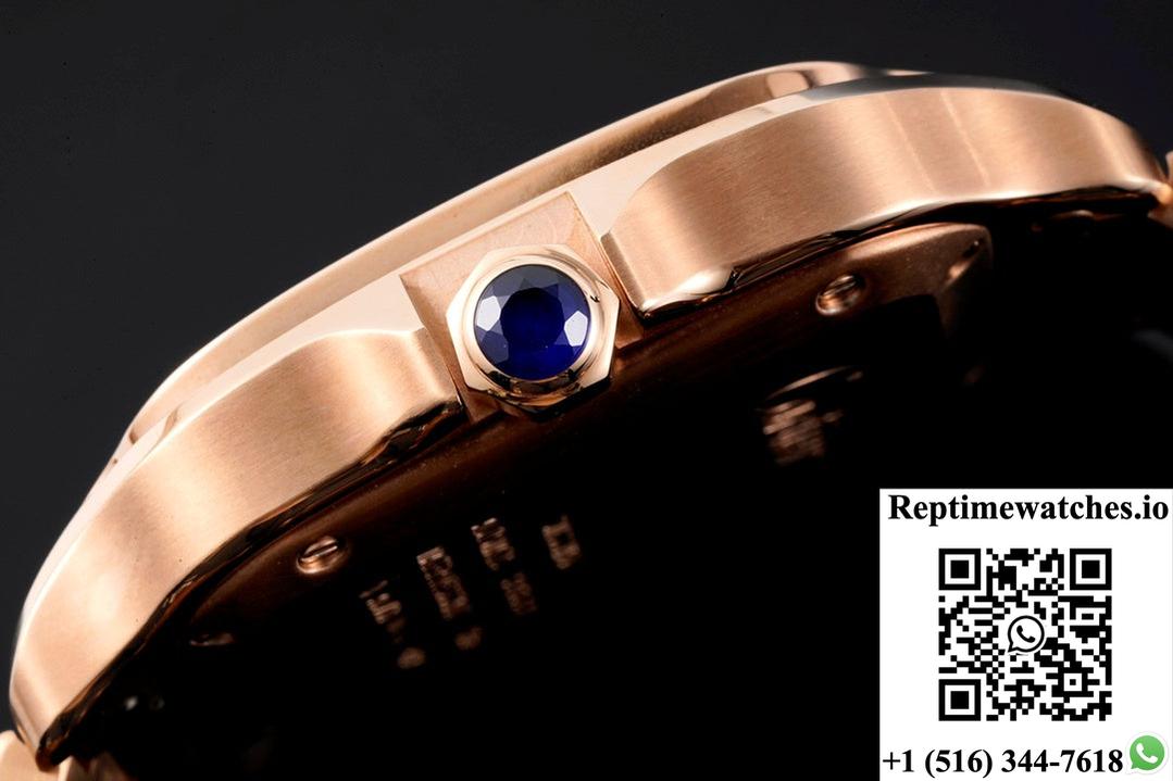 Cartier Santos WJSA0009 BV factory square dial