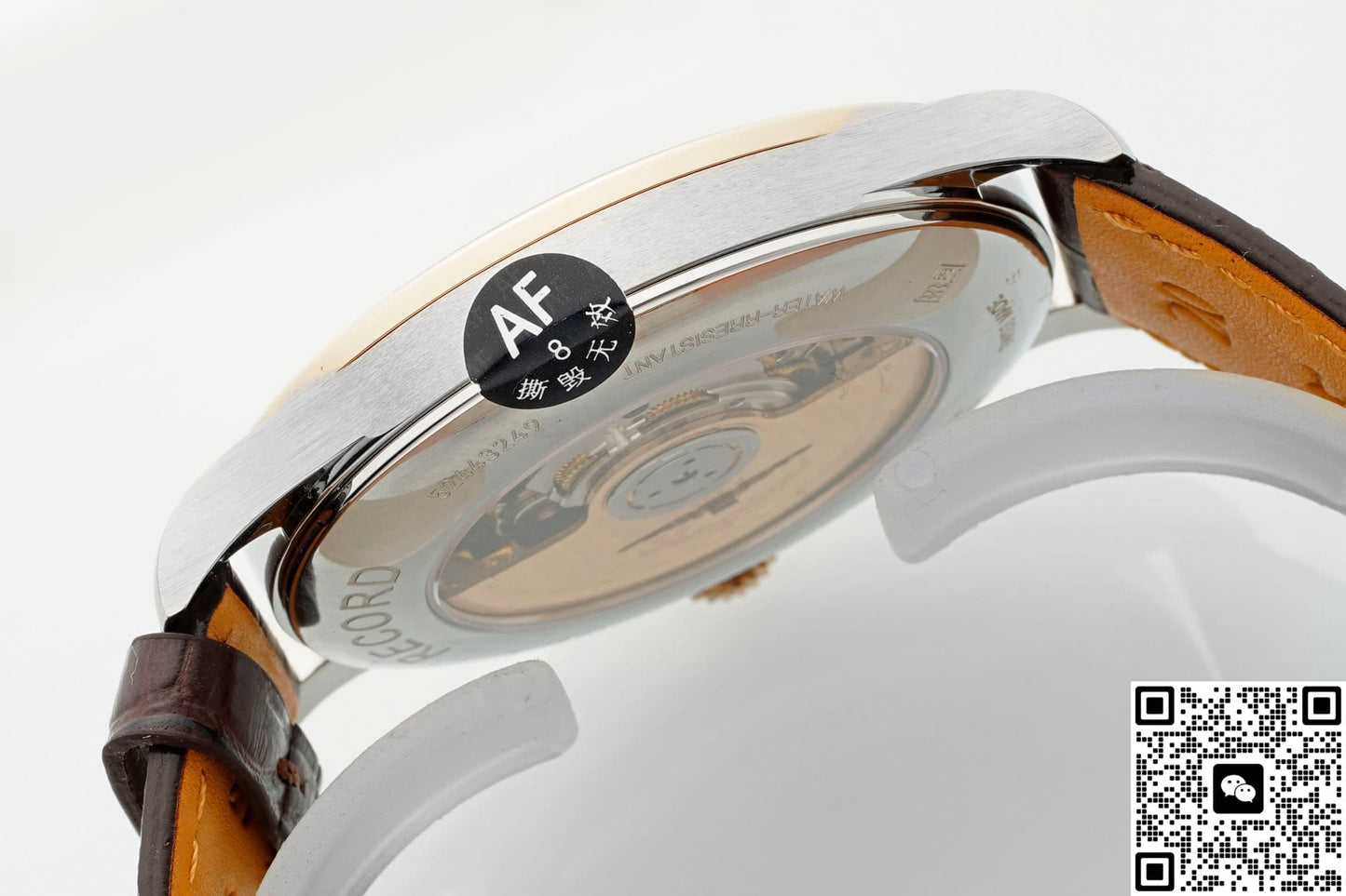 Longines Record Collection L2.821.5.11.2 AF Factory Rose Gold Crown