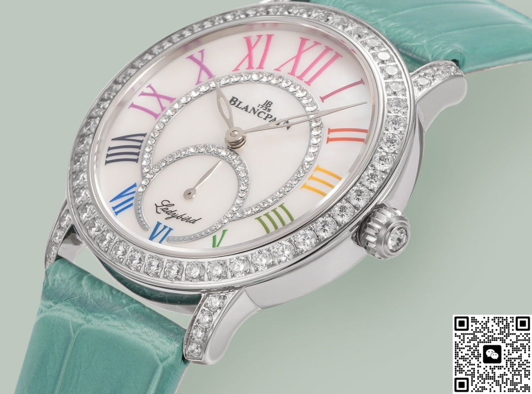 Blancpain Ladybird 3661A-1954-55B V+ Factory Green Strap