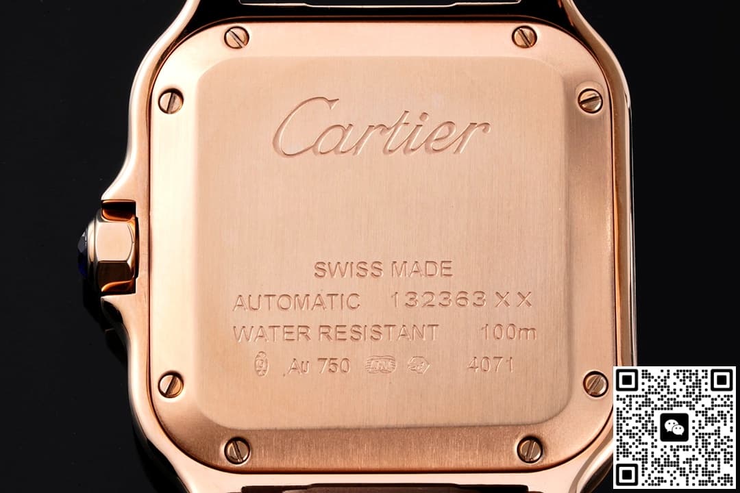 Cartier Santos WJSA0009 BV factory square dial