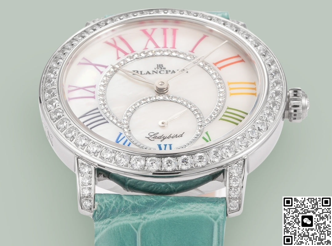 Blancpain Ladybird 3661A-1954-55B V+ Factory Green Strap
