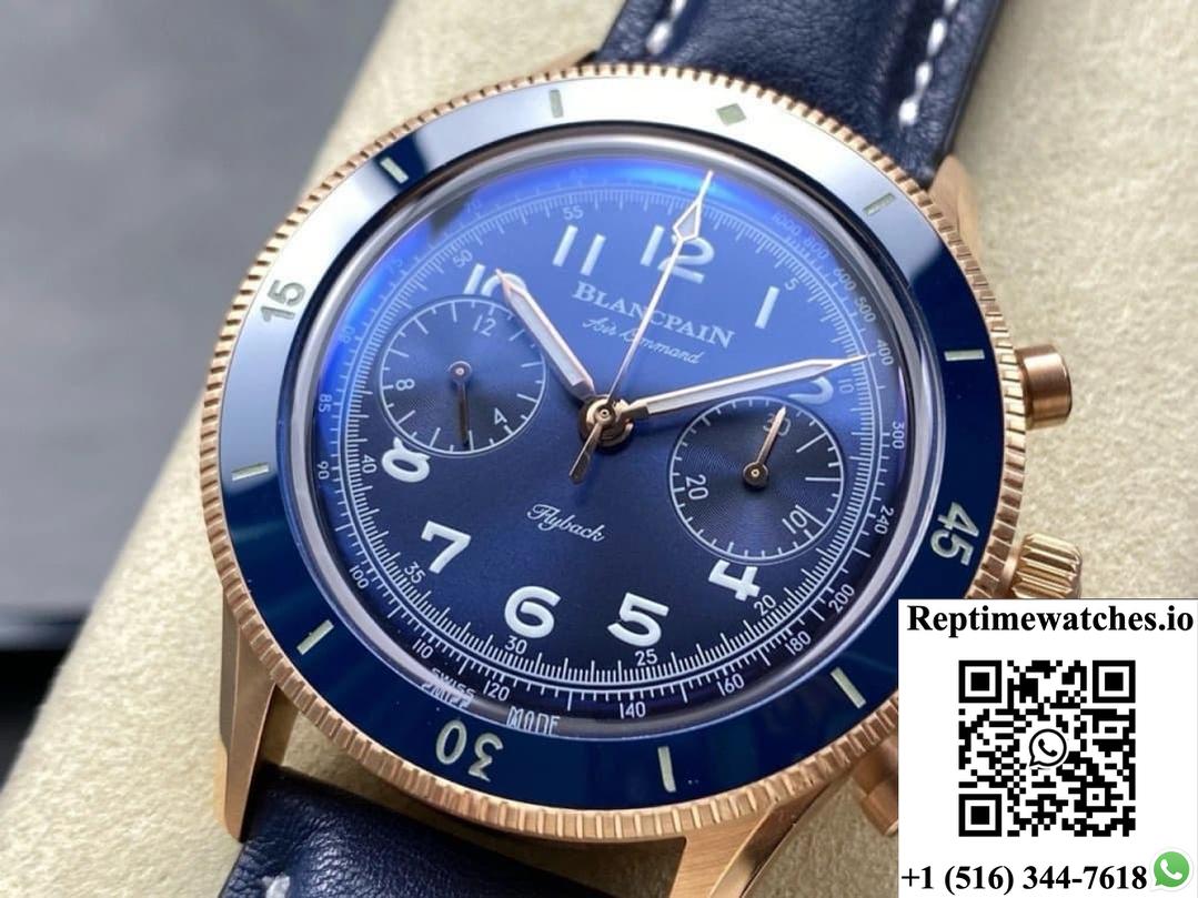 Blancpain Air Commander Ac02-36B40-63B Tw Factory Calfskin Strap-Rep Time Watches