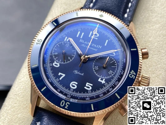 Blancpain Air Commander AC02-36B40-63B TW Factory Calfskin Strap