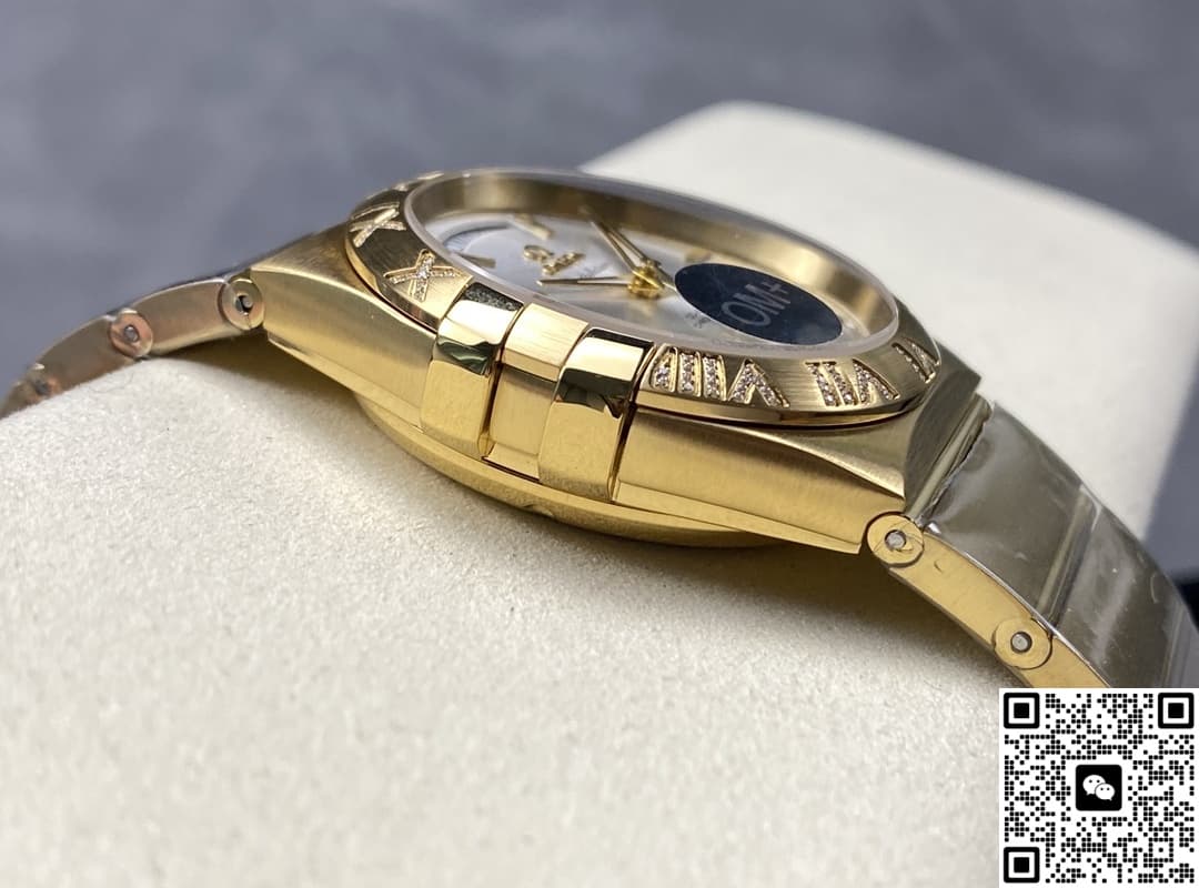 Omega Constellation 123.55.38.22.02.002 OM Factory Week Display