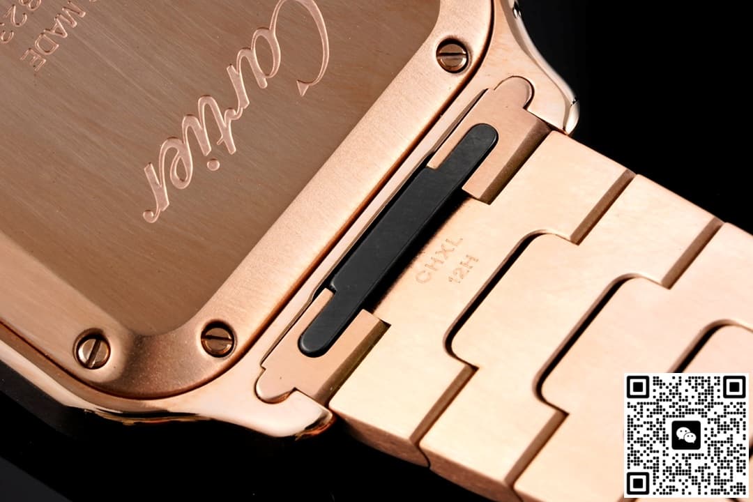 Cartier Santos WJSA0009 BV factory square dial