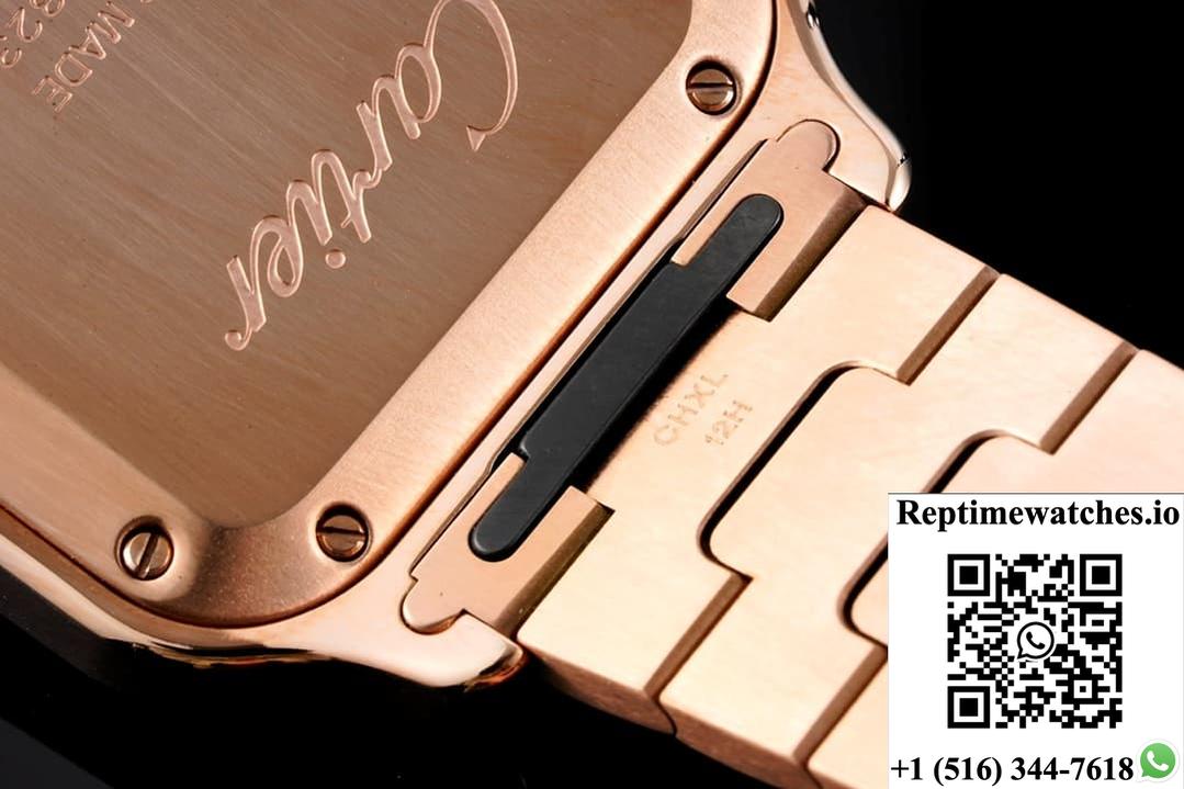 Cartier Santos WJSA0009 BV factory square dial