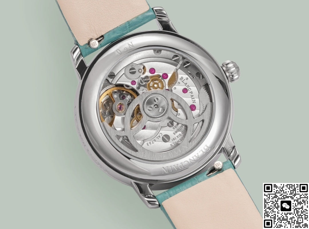 Blancpain Ladybird 3661A-1954-55B V+ Factory Green Strap