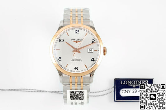 Longines Record Collection L2.821.5.76.7 AF Factory Rose Gold Bezel