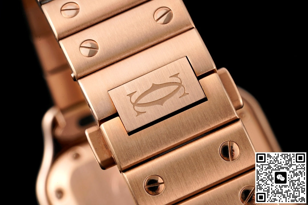 Cartier Santos WJSA0009 BV factory square dial