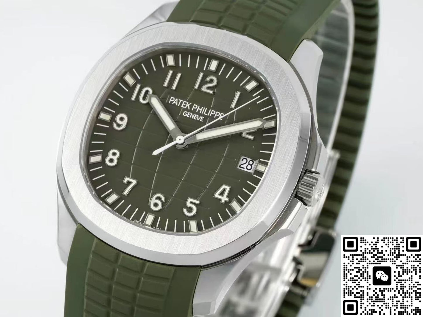 Patek Philippe Aquanaut 5168G-010 DDF Factory Date Display