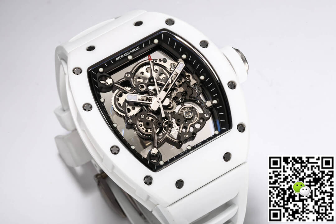 Richard Mille RM-055 BBR Factory V2 White Ceramic