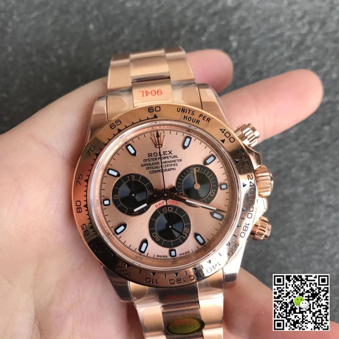 Rolex Daytona m116505-0009 Noob Factory Champagne Dial