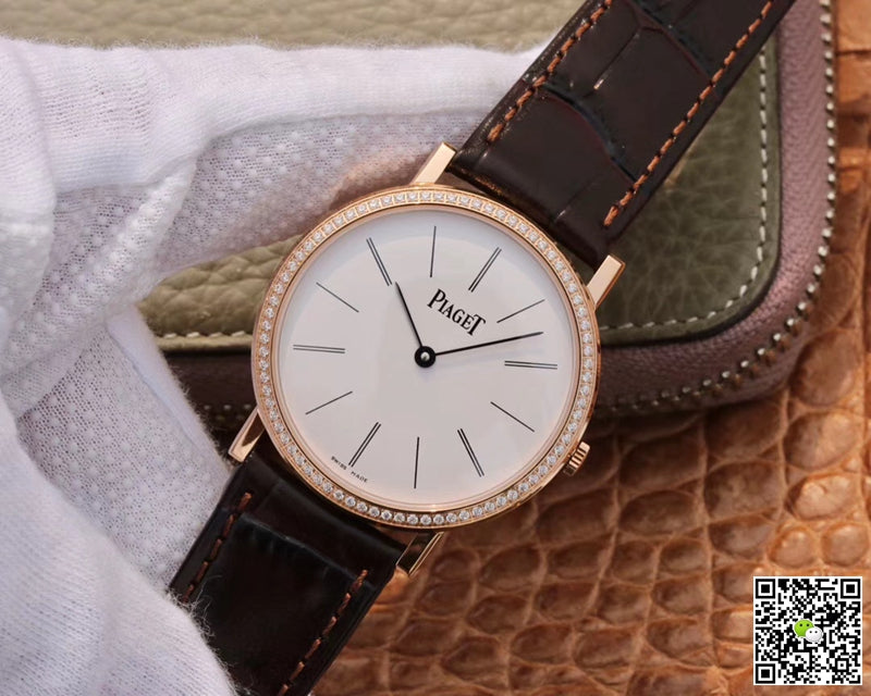 Piaget Altiplano Mecanique P10584 G0A36125 MKS Factory Rose Gold Diamond Bezel