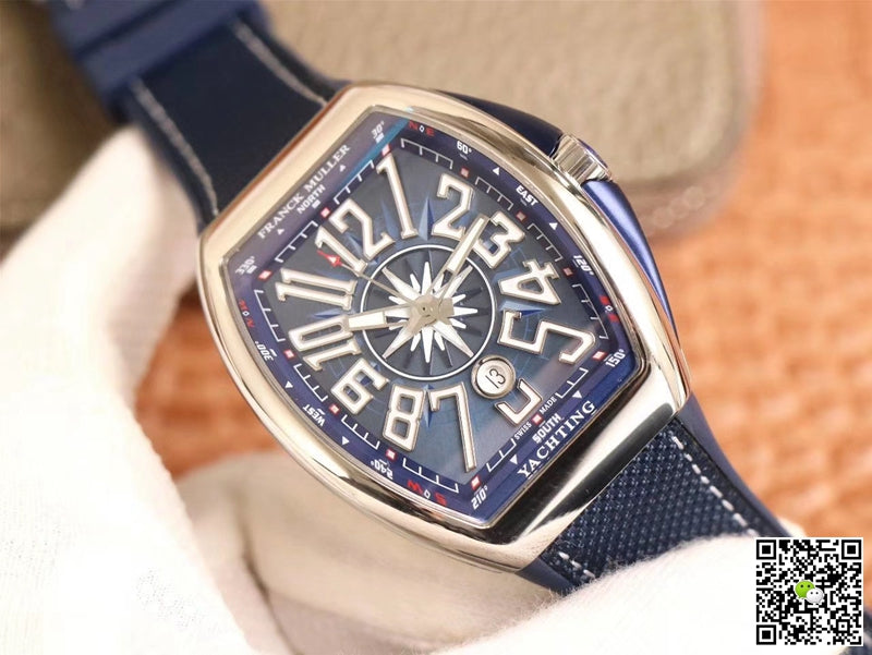 Franck Muller MEN’S Collection V45 SC DT AC BL Yachting ZF Factory Blue Dial