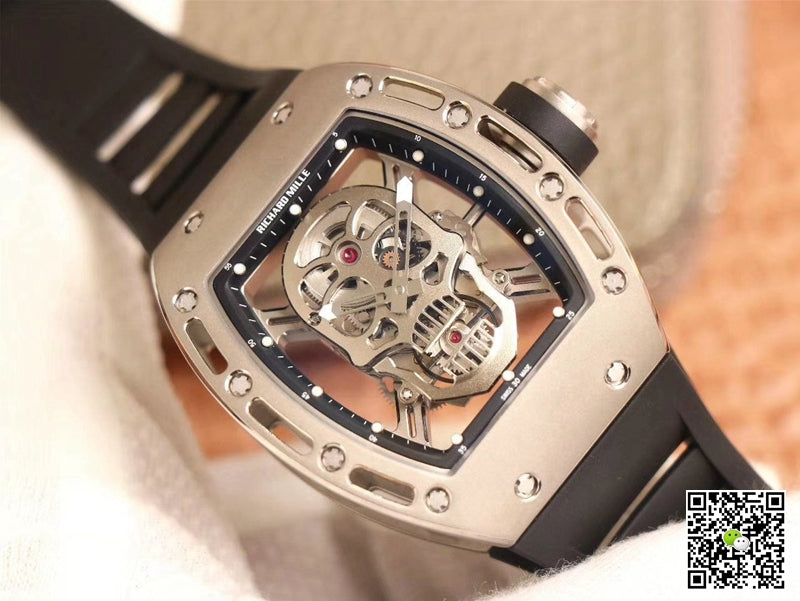 Richard Mille RM052 ZF Factory Silver Titanium Skull Dial