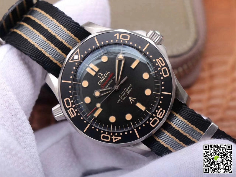 Omega Seamaster 210.92.42.20.01.001 James Bond 007 VS Factory Black Dial