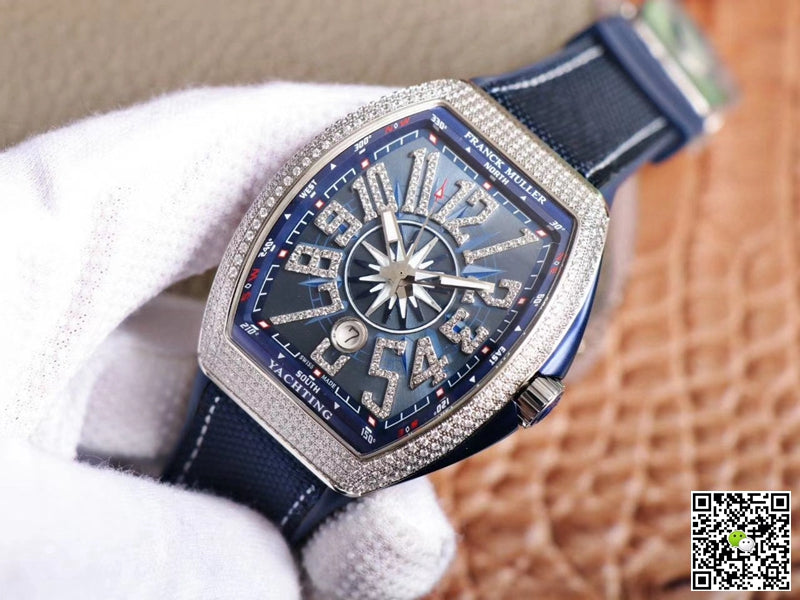 Franck Muller MEN’S Collection V45 SC DT Yachting ZF Factory Blue Dial