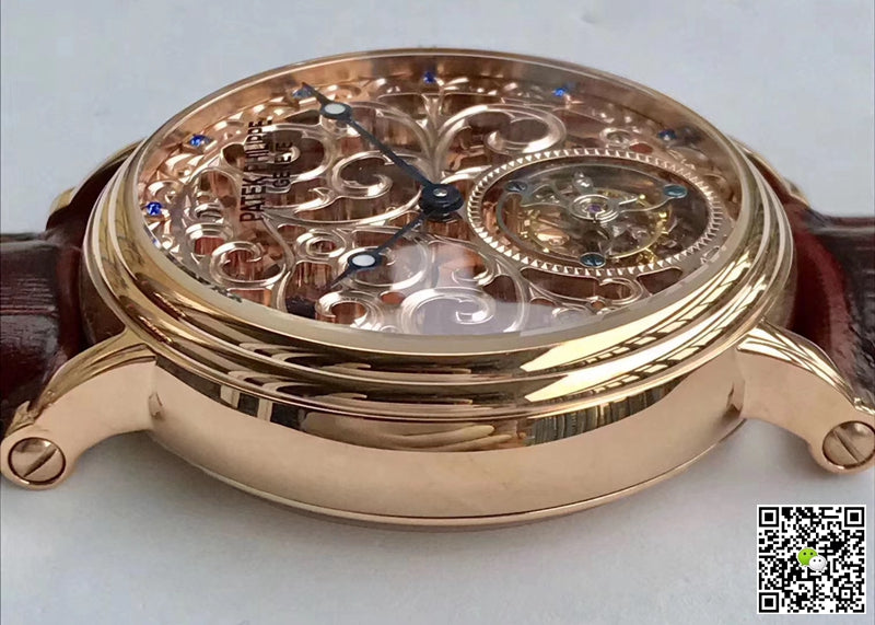 Patek Philippe Tourbillon Rose Gold Skeleton Dial