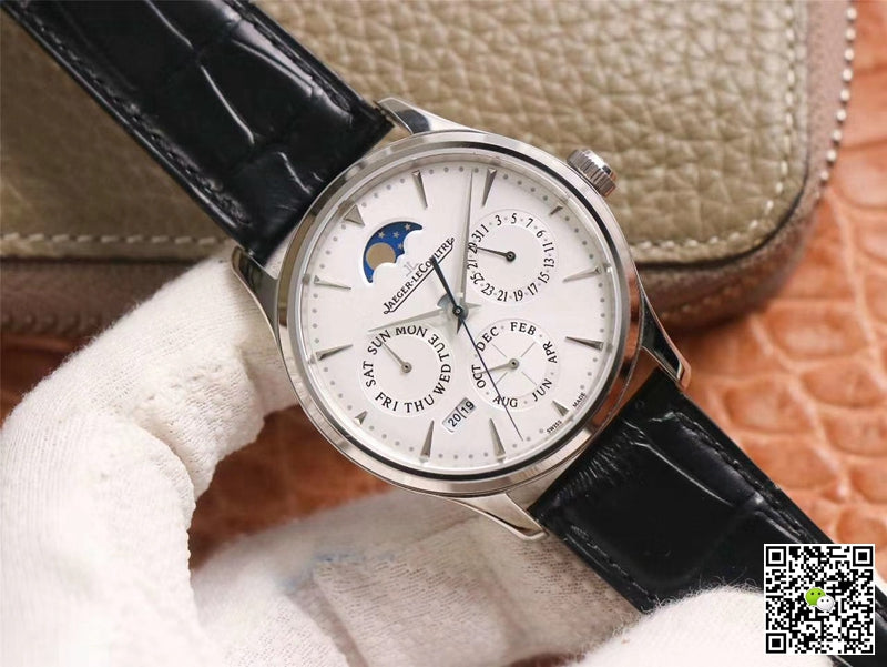 Jaeger-LeCoultre Master Ultra Thin Moon Perpetual Calendar 130842J V9 Factory White Dial