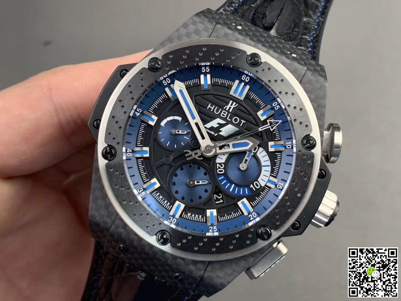 Hublot King Power Ferrari F1 Interlagos 703.QM.1129.HR.FIL11 V6 Factory Black Dial