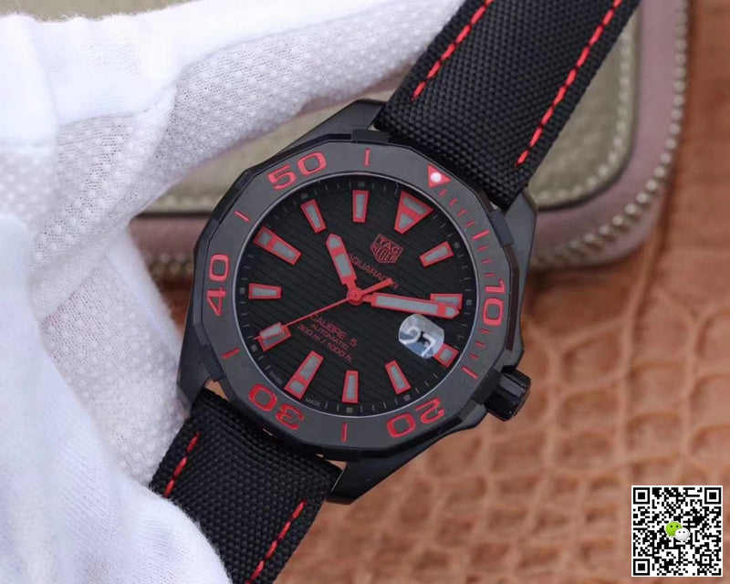Tag Heuer Aquaracer WAY208C.RHZ4937 V6 Factory Black Dial