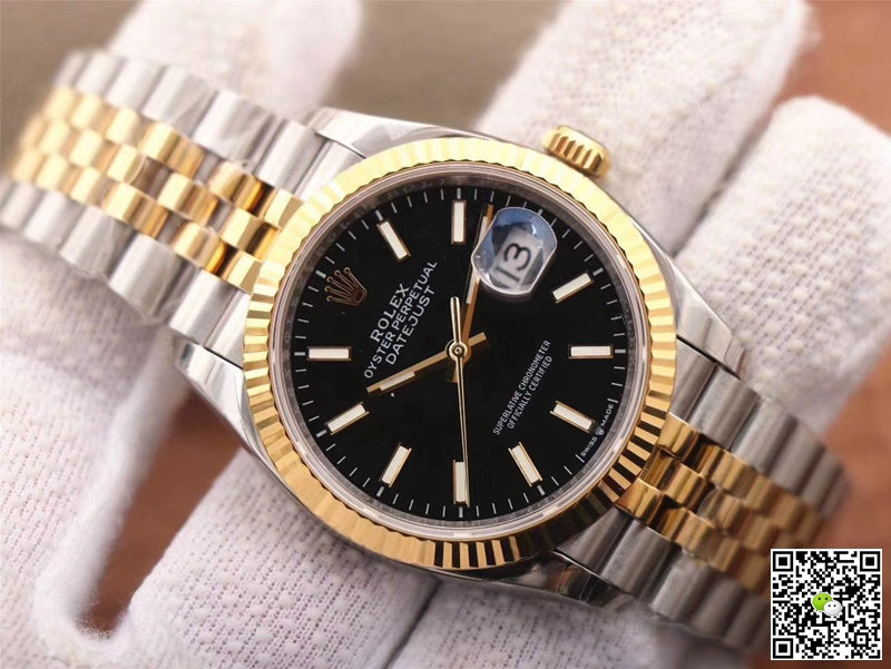 Rolex Datejust 126233 EW Factory Black Dial