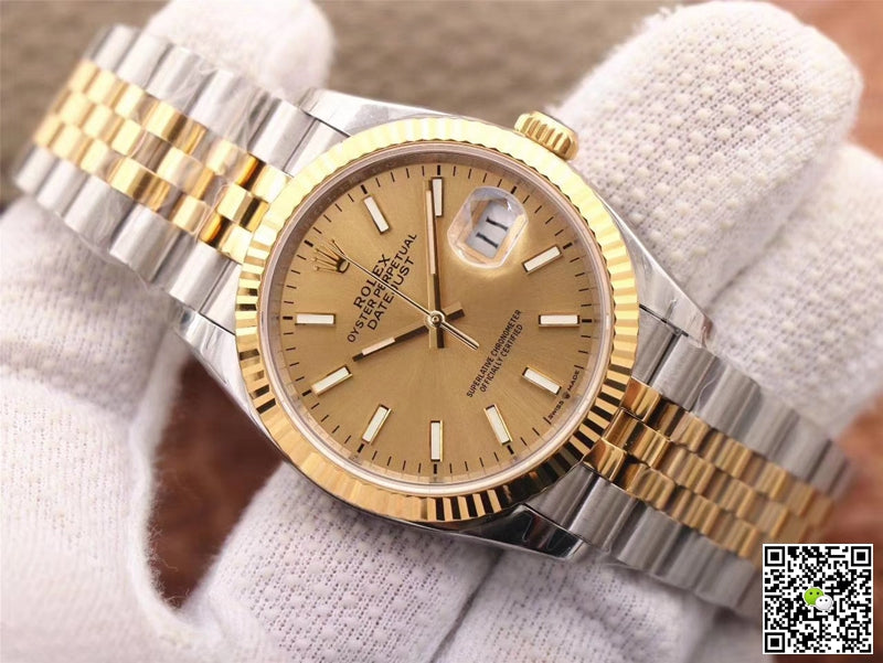 Rolex Datejust M126233-0015 EW Factory Champagne Dial