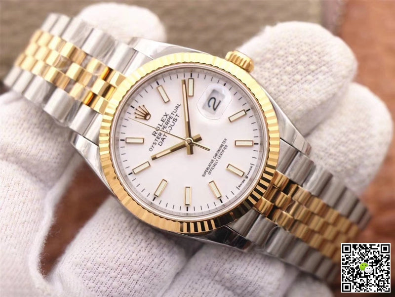 Rolex Datejust M126233-0019 EW Factory White Dial
