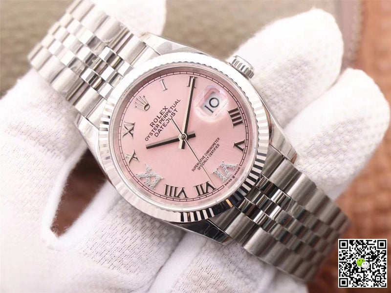 Rolex Datejust M126234-0031 EW Factory Pink Dial