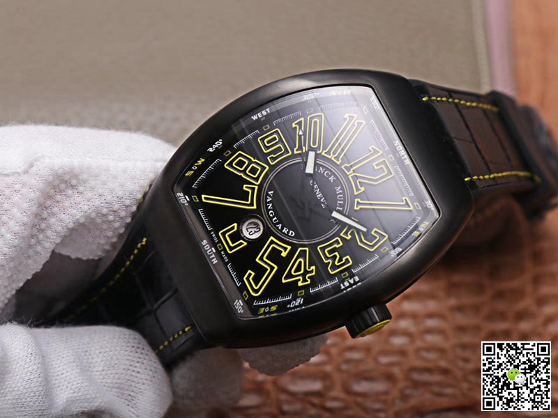 Franck Muller Vanguard V.45.SC.DT.TT.NR.BR.JA ZF Factory Black Dial