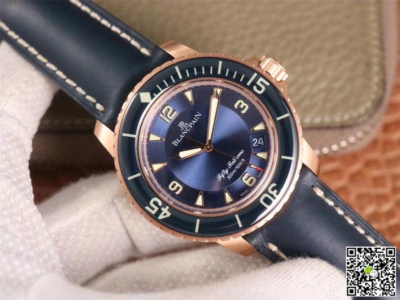 Blancpain Fifty Fathoms 5015-3603C-63B ZF Factory Blue Dial