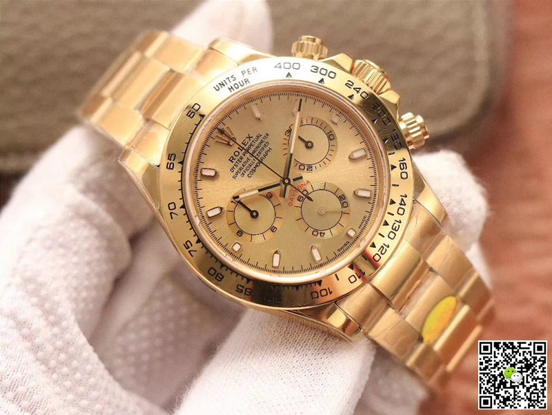Rolex Daytona Cosmograph M116508-0003 Noob Factory Gold Dial