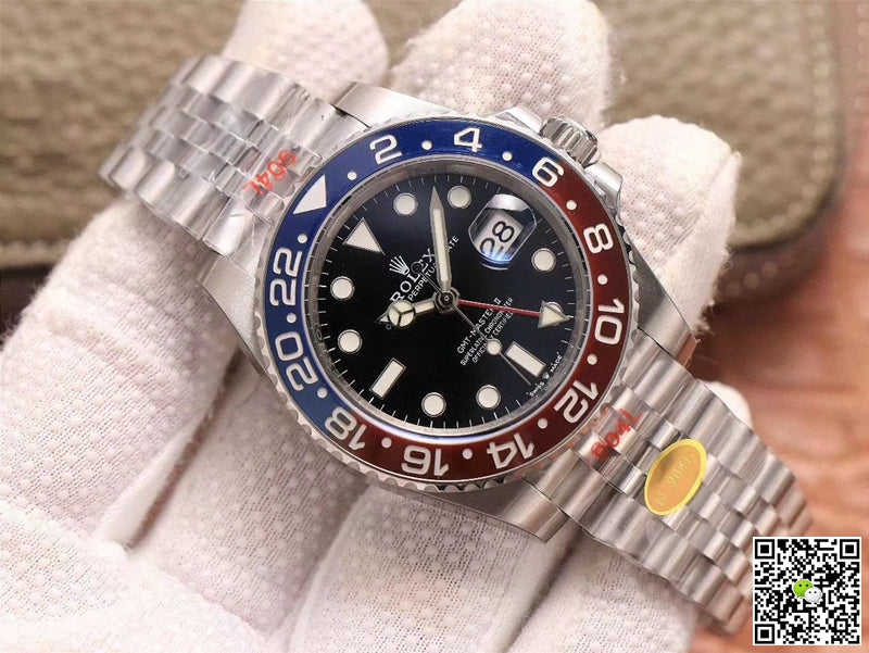 Rolex GMT Master II 126710BLRO-0001 Noob Factory Black Dial